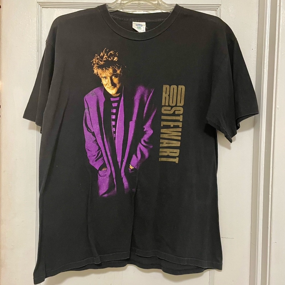 Vintage Rod Stewart Tee short sleeve tee shirt